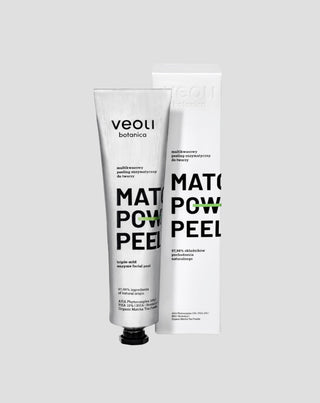 Enzymatische peeling met AHA 10%, PHA 10%, BHA Matcha power peeling Veoli Botanica - 1