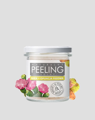 Natuurlijke zoutscrub met cactusvijg karitéboter en vitamine E sterk verstevigende E-Fiore - 1