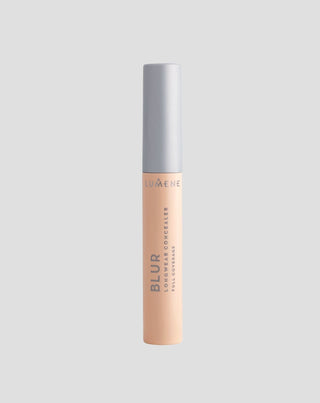 Langhoudende concealer met applicator en een blurrend effect in de kleur Medium van Lumene - 1