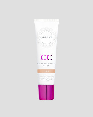 CC-crème met gemiddelde dekking voor roodheid en kleurcorrectie 7-in-1 Tan met SPF 20 van Lumene - 1