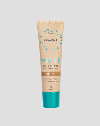 Matterende foundation met hoge dekking Matte 4 Tan met SPF 20 van Lumene - 1