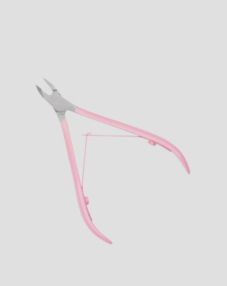 Professionele nagelriemknippers van 5 mm met een satijnen roze handvat van You Beauty - 3