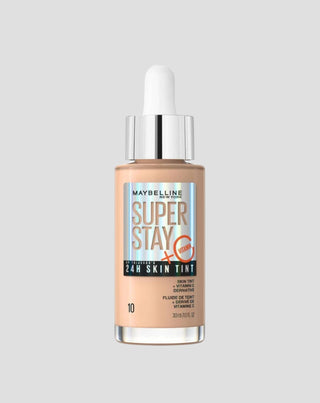 Langhoudende verhelderende foundation met vitamine C Super Stay Skin Tint 10 Maybelline - 1