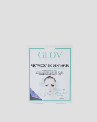 Een herbruikbare make-up en gezichtsreinigingshandschoen voor onderweg, genaamd On-The-Go Very Berry Glov - 2