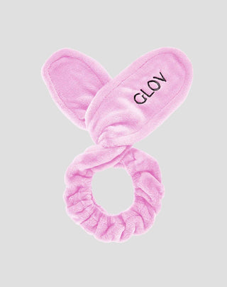 Haarband voor het gemak van haarverzorging in de vorm van konijnenoren Bunny Ears Pink van Glov - 1