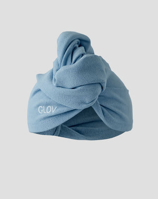 Blauwe haartulband om droogtijd te verkorten voor alle haartypes Hair Wrap Glov - 1