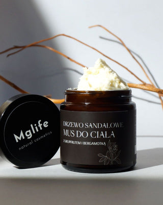 Sandelhout mousse voor het lichaam met grapefruit en bergamot van MgLife - 2