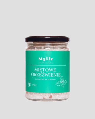 Magnesiumbadzout met Epsomzout en etherische olie, Muntverfrissing van Mglife - 1