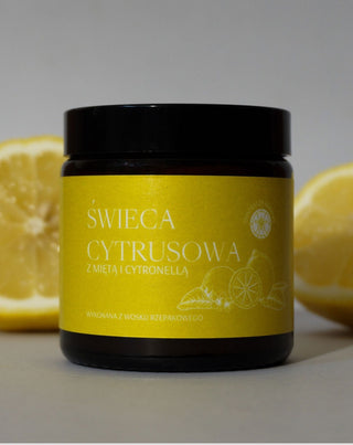 Citroen, munt en citronella geurkaars Citrus Mglife - 2