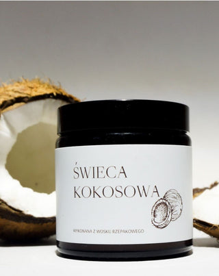 Vegan koolzaadkaars met katoenen lont kokosgeur 120 ml MgLife - 3