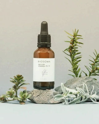 Vitamine-serum voor het gezicht ACE dat de teint egaliseert, voedt en gladstrijkt van Biosoma - 2