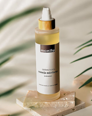 Verfrissende micellaire essentie voor het verwijderen van make-up, verzacht irritaties met D-panthenol van Manilu - 2