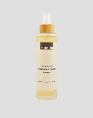Verfrissende micellaire essentie voor het verwijderen van make-up, verzacht irritaties met D-panthenol van Manilu - 1