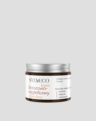 Kalmerende en regenererende berken- en goudsbloemcrème met betuline voor de gevoelige huid Sylveco - 1