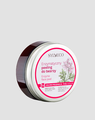 Gladmakende enzymatische gezichtsscrub om de huidtextuur te verbeteren Sylveco - 1