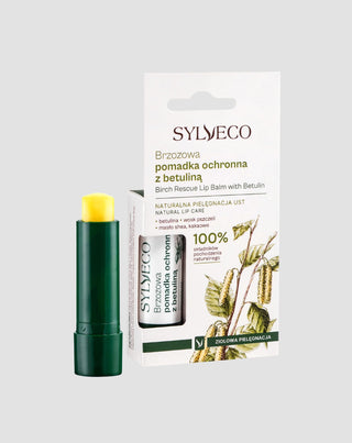 Beschermende lippenstift van berkenhout met betuline en natuurlijke oliën Sylveco