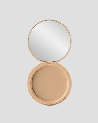 Glans gevende dekkende geperste poeder voor het gezicht kleur 1C warm beige Illuminating van Paese - 1