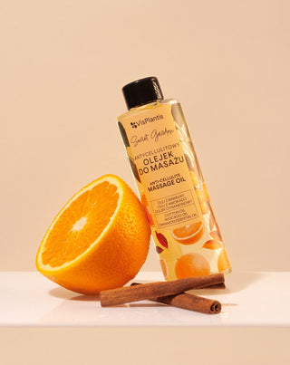 Anticellulitis massageolie met sinaasappelgeur van Secret Garden, Vis Plantis - 2