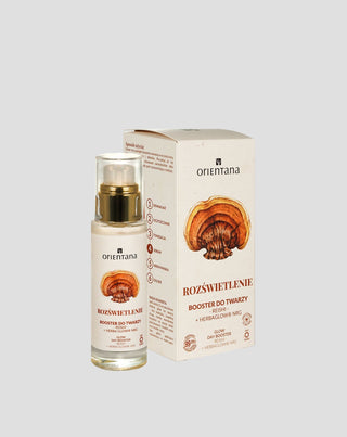 Oplichtende booster met adaptogenen zoals Reishi en Rhodiola Rosea, Orientana - 3