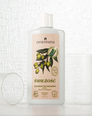 Orientana Ayurvedische Antiroos Shampoo Honing en Groene Thee - 3