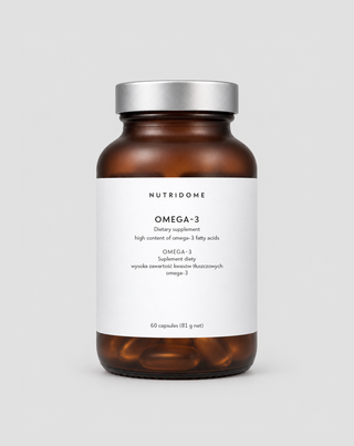Omega-3 Nutridome voor immuniteit en goede werking van de hersenen, het hart en het gezichtsvermogen, 60 capsules - 1