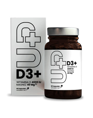 Supplement Up D3+ Vitamine D3 in combinatie met magnesium UP Health Pharma 60 capsules - 3