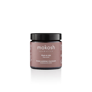 Sandelhout body butter met amber en vit. E verzachtende Mokosh