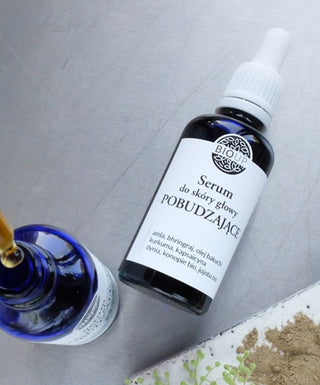 Stimulerend serum voor de hoofdhuid voor haargroei met een mix van Indiase kruiden, BIOUP - 3