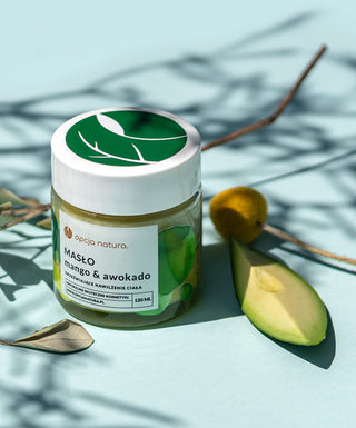 Body butter voor de droge, beschadigde en gebruinde huid, Mango & Avocado, Opcja Natura - 2