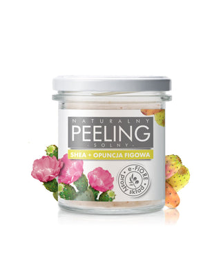 Natuurlijke zoutscrub met cactusvijg karitéboter en vitamine E sterk verstevigende E-Fiore - 1