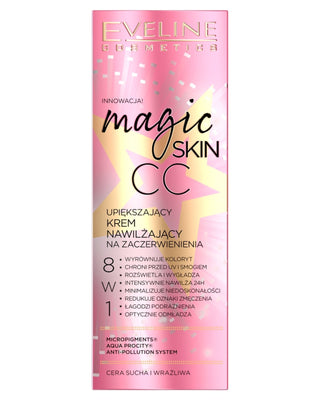 Verhelderende, hydraterende CC-crème voor roodheid, Magic Skin Eveline