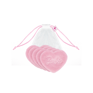 Herbruikbare cosmetische pads voor het verwijderen van make-up, Barbie Ultrasoft Reusable Pads Hearts Pink, Glov - 2
