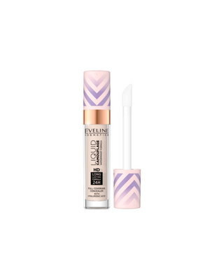 Waterbestendige camouflerende concealer met hyaluronzuur, nr. 01 Licht Porselein, Liquid Camouflage Eveline - 1