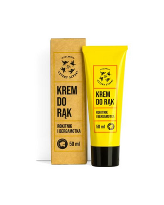 Duindoorn en bergamot handcrème voor extreem droge handen, Mydlarnia Cztery Szpaki - 1