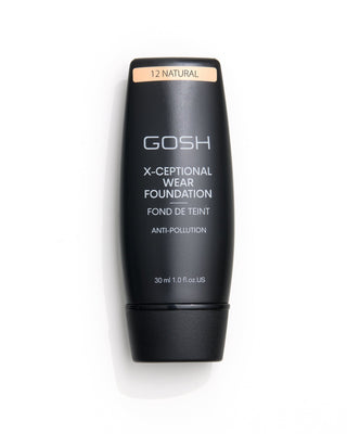 Medium dekking, langhoudende foundation x-ceptional wear tint 12 natural Gosh - 1