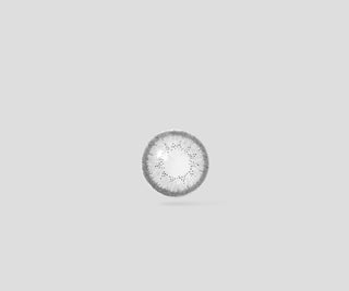 Grijze asachtige kleurlenzen, maandelijkse zero-grade lenzen, grey moons no. 3 Ovio - 3