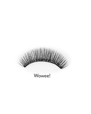 Herbruikbare 2D kunstwimpers op een strip die gemakkelijk aan te brengen zijn, Wowee! Bamm!Lashes - 2
