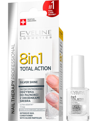Geconcentreerde nagelconditioner met zilverdeeltjes 8in1 van Eveline