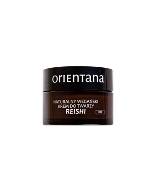 Natuurlijke veganistische nachtcrème voor het gezicht voor mensen met de eerste tekenen van veroudering, Reishi Orientana - 1