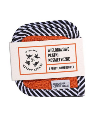 Herbruikbare bamboe badstof cosmetische pads economisch en ecologisch Mydlarnia Cztery Szpaki - 1