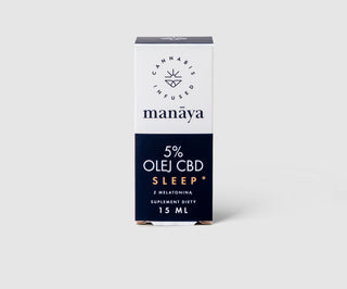 CBD olie 5% voor slaap met melatonine, Sleep Manaya