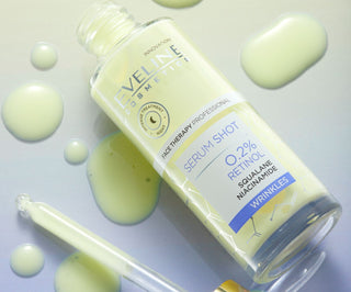 Anti-rimpelbehandeling met 0,2% retinol en niacinamide Serum Shot van Eveline Cosmetics