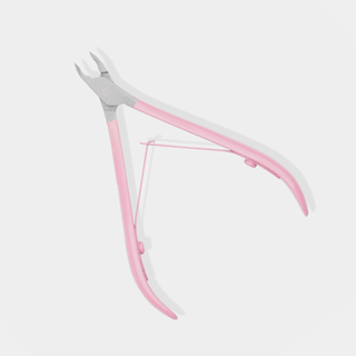 Professionele nagelriemknippers van 3 mm met een satijnen roze handvat van You Beauty - 2