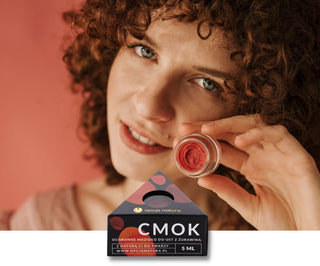 Beschermende cranberry lippenbalsem, Cmok, Opcja Natura - 6