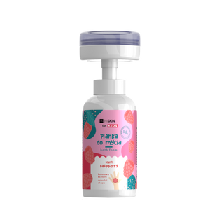 Schuim met een frambozengeur voor het wassen van handen en lichaam voor kinderen, HiSkin - 1