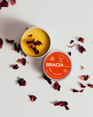 Regenererende lippenbalsem met roos en avocado met vitamine E van Bracia Mydlarze - 2
