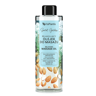 Hydraterende en ontspannende massageolie met amandelgeur Secret Garden van Vis Plantis - 1