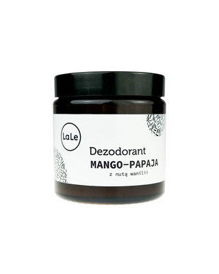 Biologische deodorant in crème - Mango-papaya met een vleugje vanille voor een langdurig fris gevoel La-Le - 1
