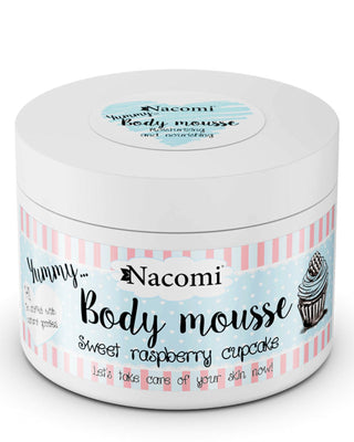 Voedende Frambozen Cupcake Bodymousse van Nacomi