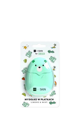 Muntlimoen & mint zeepblaadjes voor kinderen, HiSkin for Kids, 50 stuks - 1